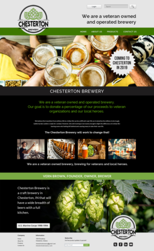 Web-Design von meet007 für Chesterton Brewery | Design: #20779304