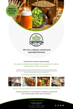Web-Design von meet007 für Chesterton Brewery | Design: #20779580