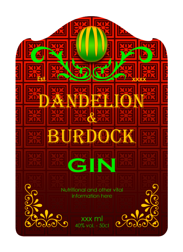 Label Design by J Hiaso for The Handmade Gin Company | Design #20801932