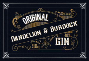 Gin Bottle label | Diseño de Etiqueta por Nexsus
