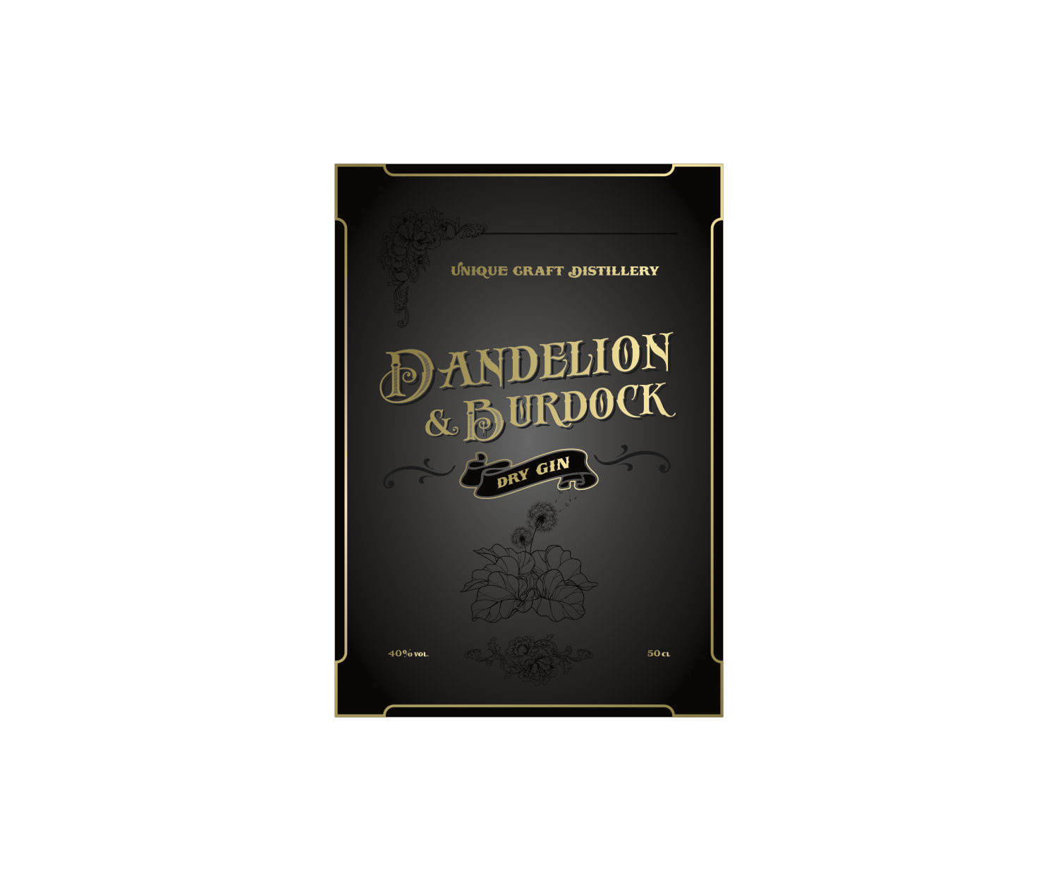 Diseño de Etiqueta por ThomS para The Handmade Gin Company | Diseño #20824515