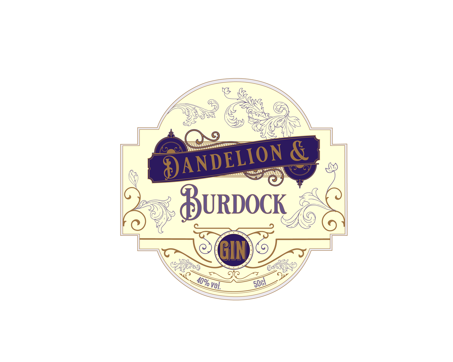 Design Étiquette par Michela P pour The Handmade Gin Company | Design #20829335