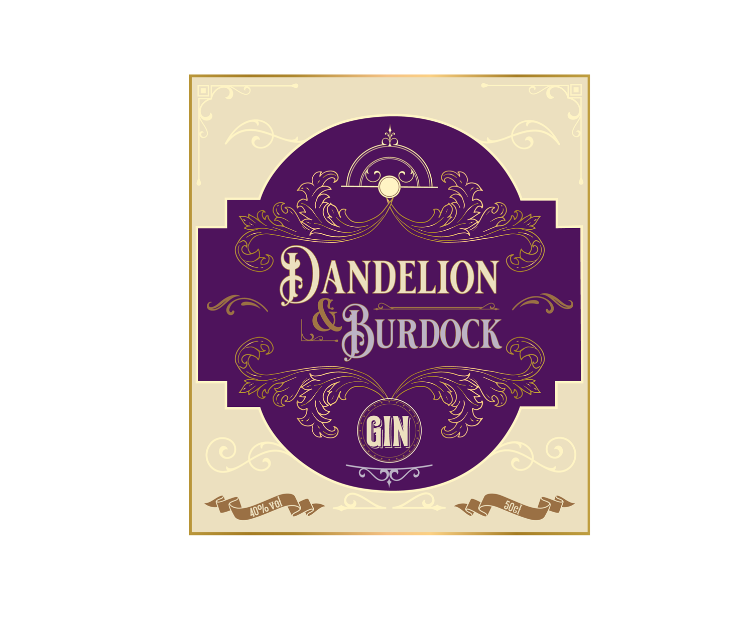 Label Design by Michela P for The Handmade Gin Company | Design #20830565