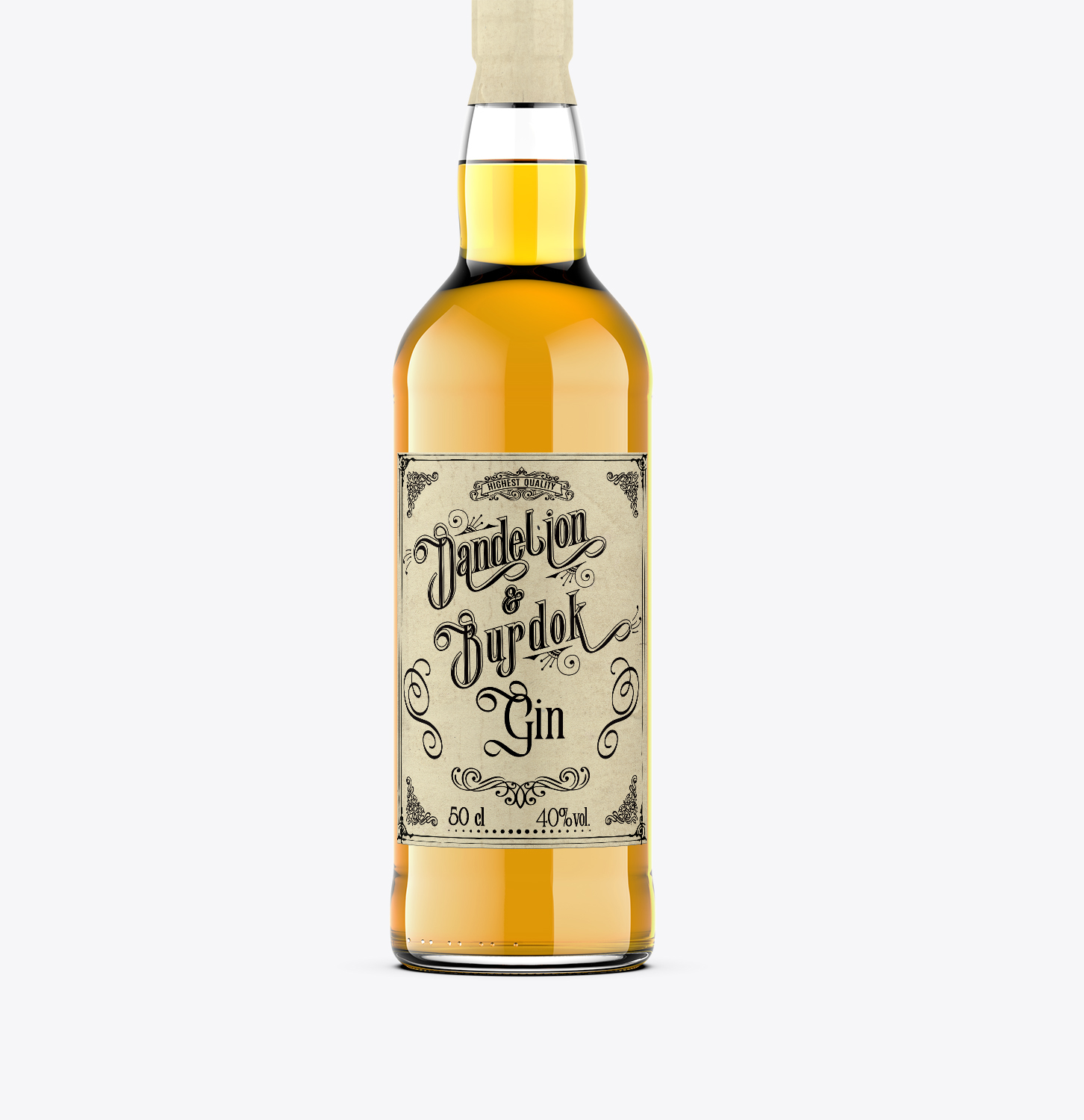 Label Design by ronin71 for The Handmade Gin Company | Design #20789678