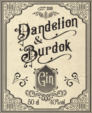 Gin Bottle label | Diseño de Etiqueta por ronin71