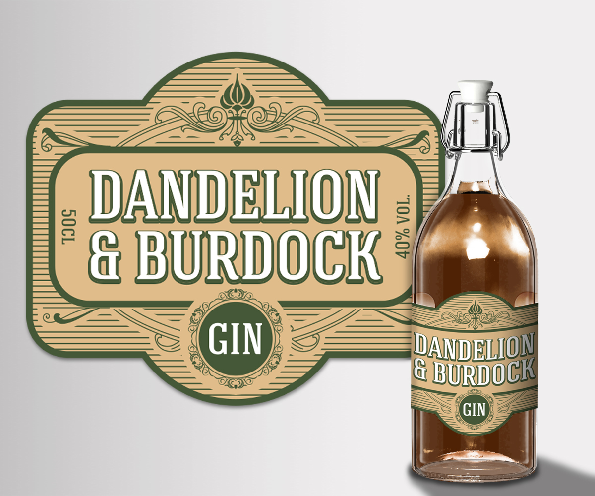 Label Design by Agarzaro for The Handmade Gin Company | Design #20823726