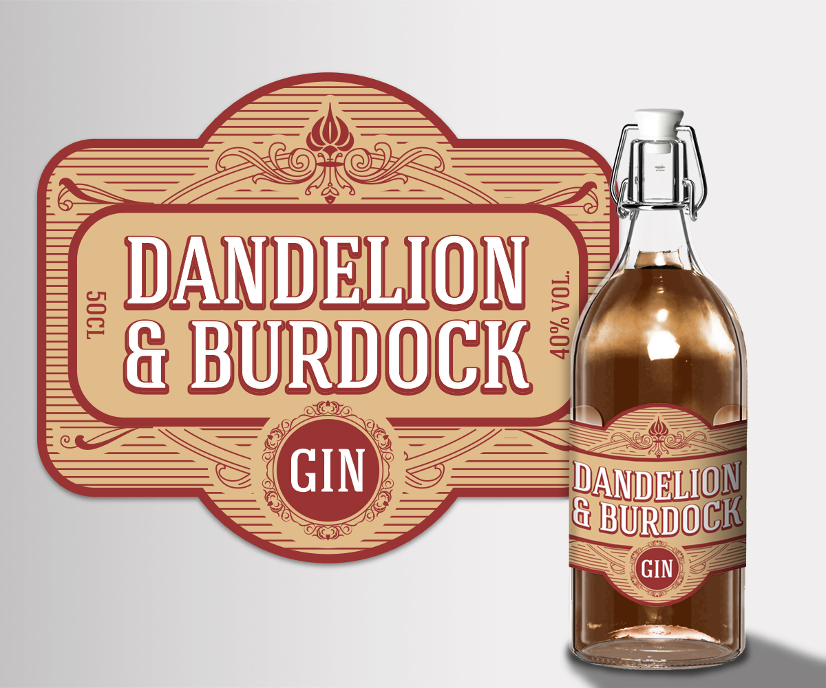 Label Design by Agarzaro for The Handmade Gin Company | Design #20823727