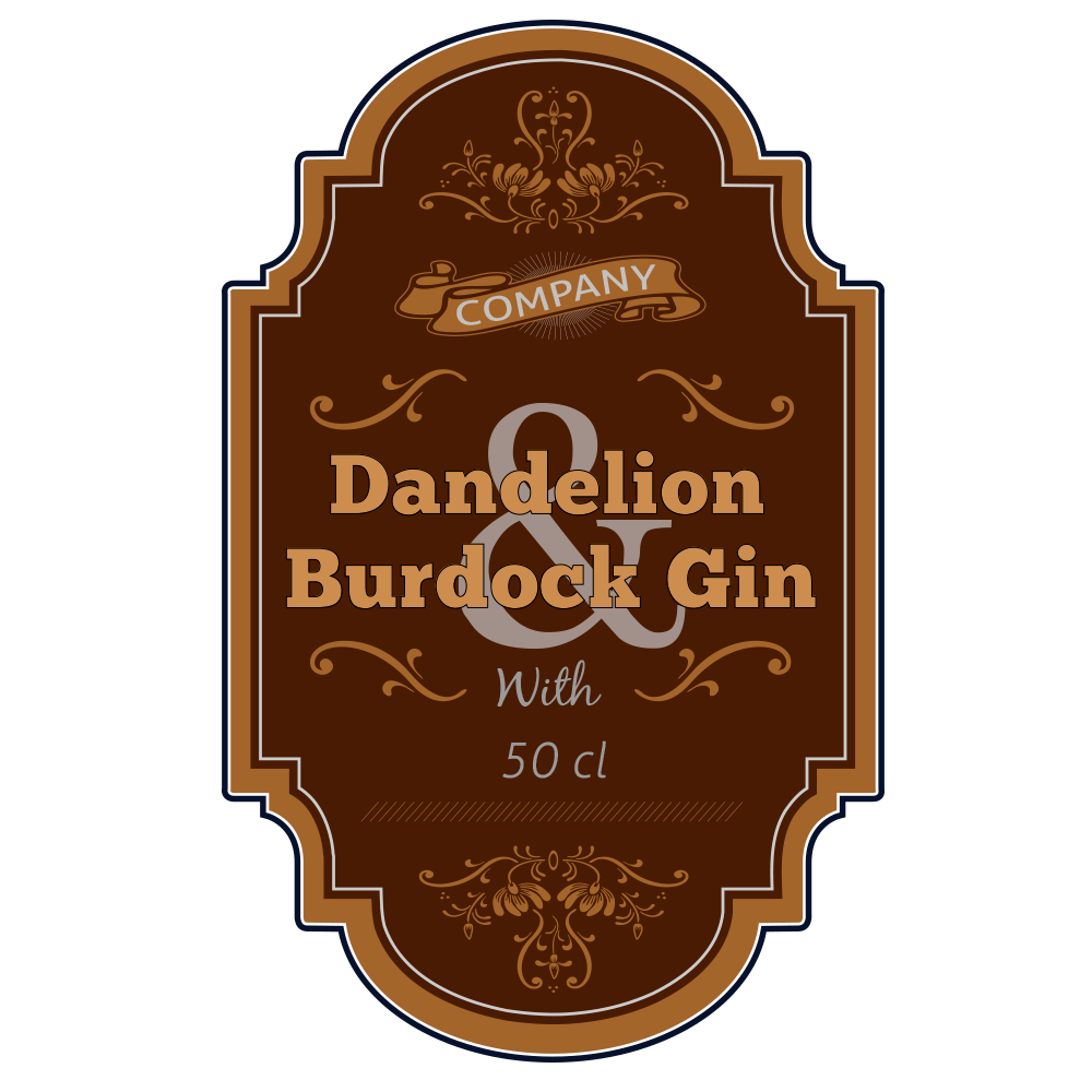 Label Design by Manuel.V for The Handmade Gin Company | Design #20781057