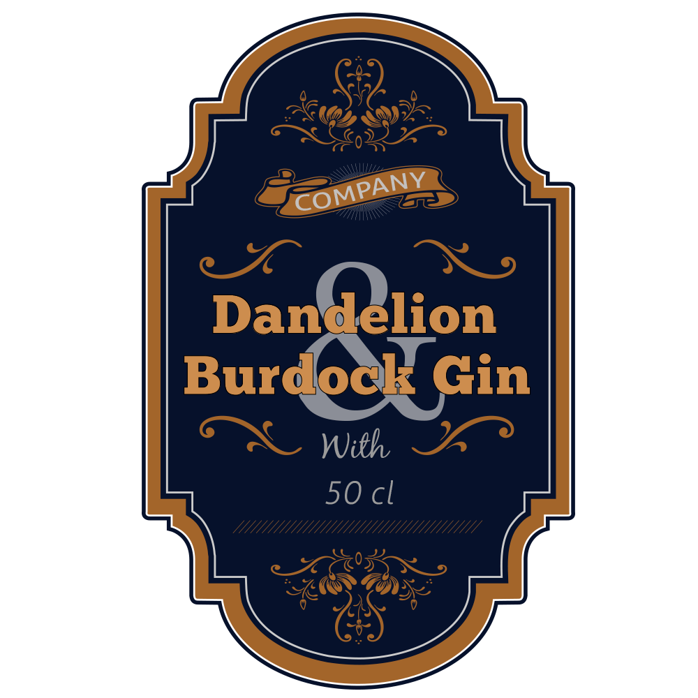 Label Design by Manuel.V for The Handmade Gin Company | Design #20781077
