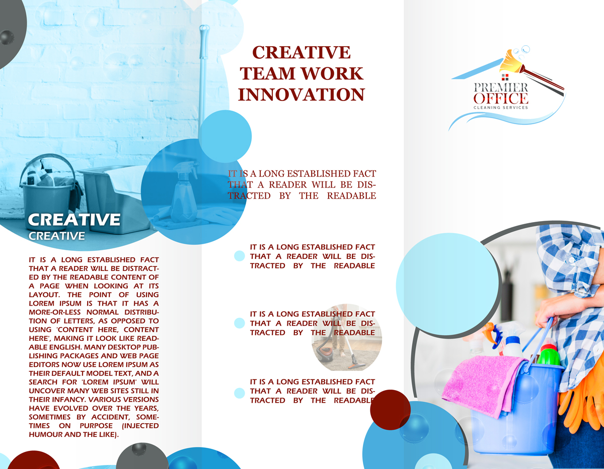 Flyer Design by Asim Nizami for Premier Office Cleaning Services | Design #20789496