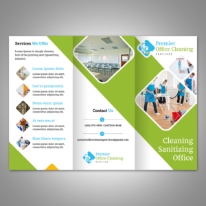 Premier Office Cleaning Services | Flyer Design by Deepak_9_Malhotra