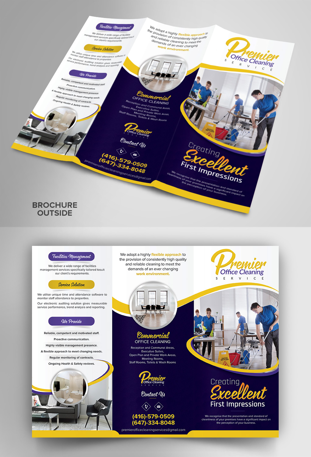 Flyer Design by SAI DESIGNS for Premier Office Cleaning Services | Design #20833054