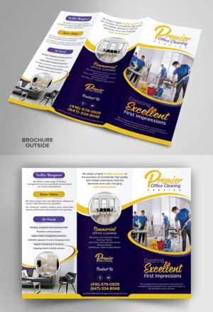 Premier Office Cleaning Services | Diseño de Flyer por SAI DESIGNS