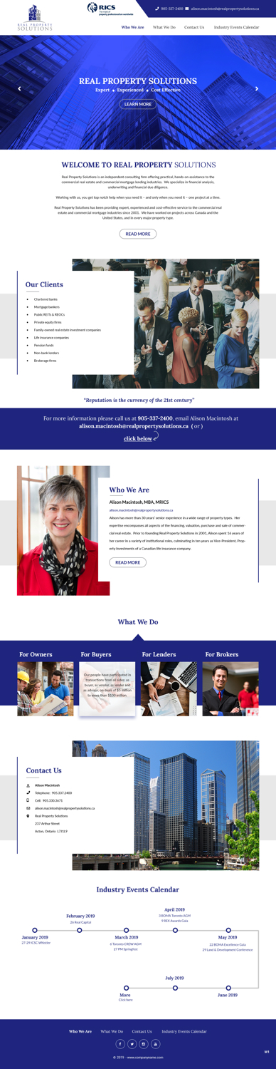 Diseño Web por pb para Real Property Solutions | Diseño #20777888
