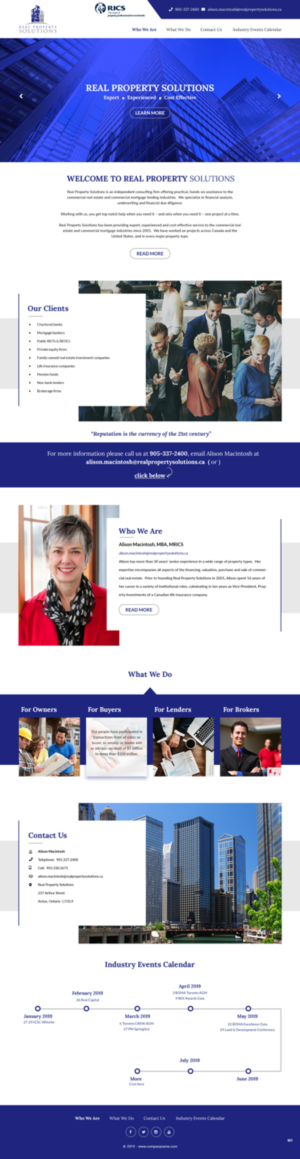 Web Design by pb for Real Property Solutions | Design: #20777888