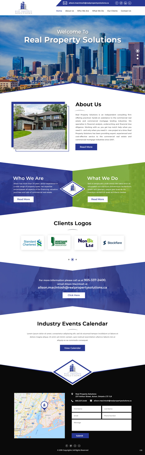 Diseño Web por pb para Real Property Solutions | Diseño #20777892