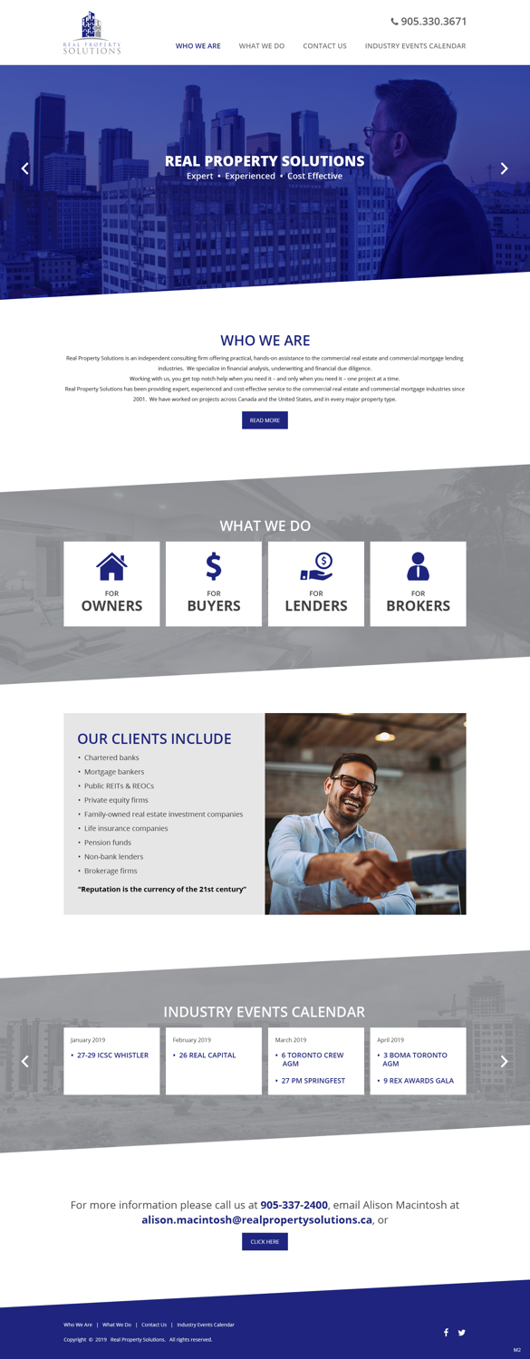 Web-Design von pb für Real Property Solutions | Design #20777896