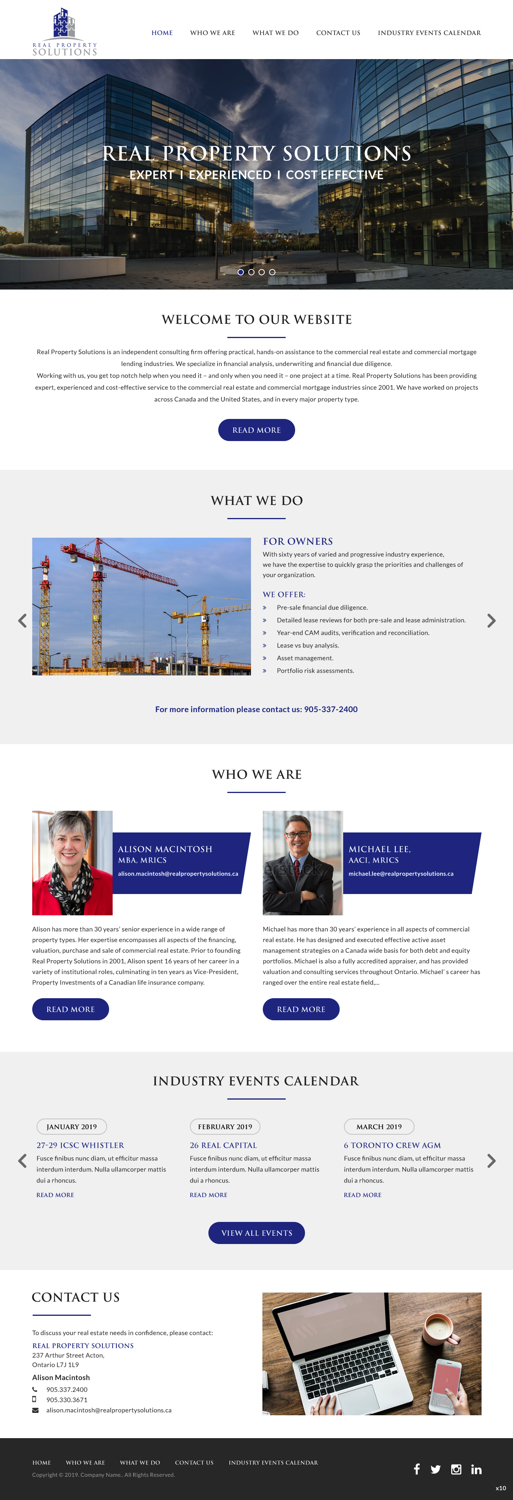 Diseño Web por pb para Real Property Solutions | Diseño #20777897