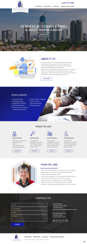 Web Design by pb for Real Property Solutions | Design: #20777898