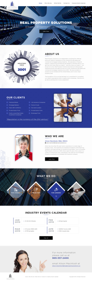 Web Design by Sujit Banerjee for Real Property Solutions | Design: #20786327