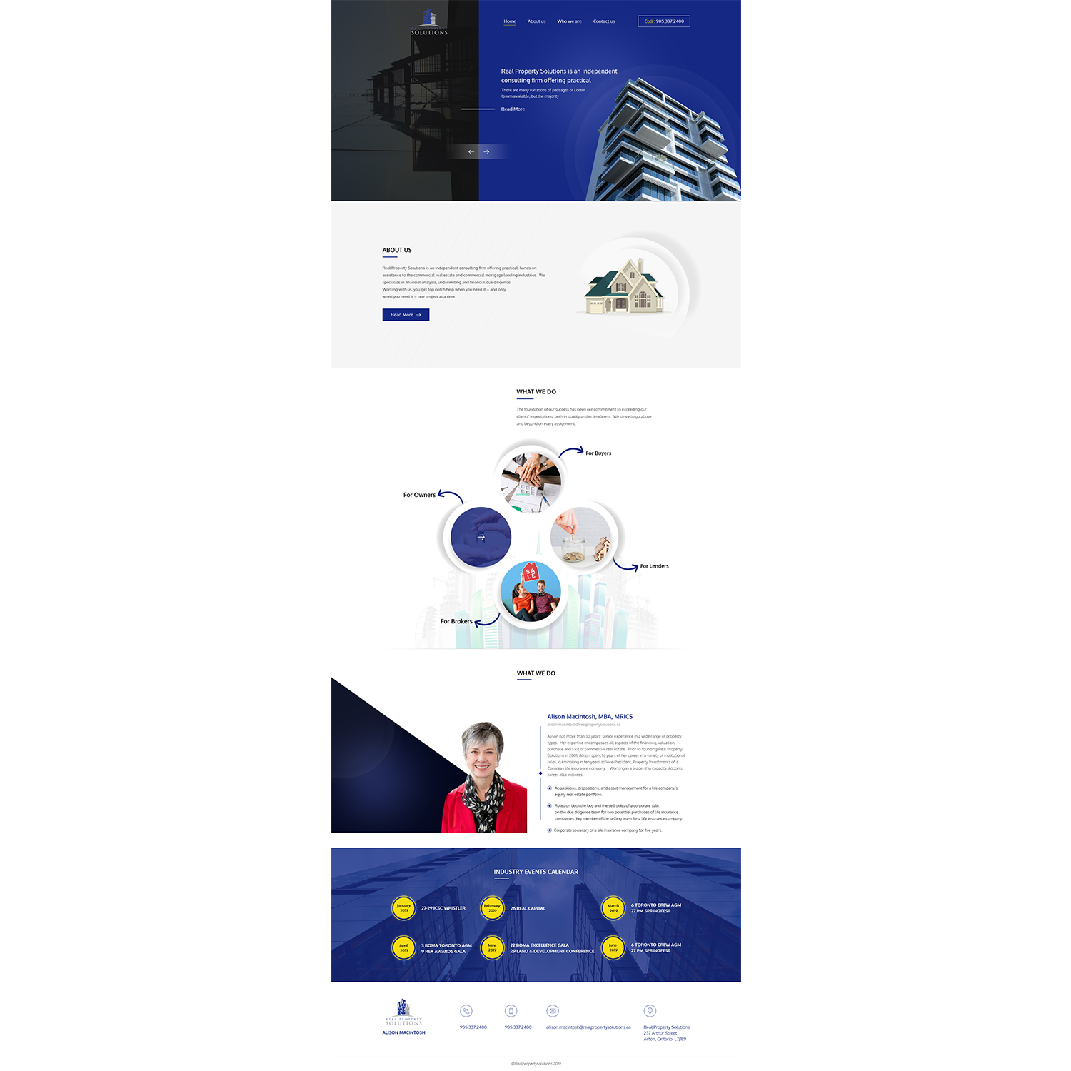 Web Design par AbhishekRoyBunty pour Real Property Solutions | Design #20795343