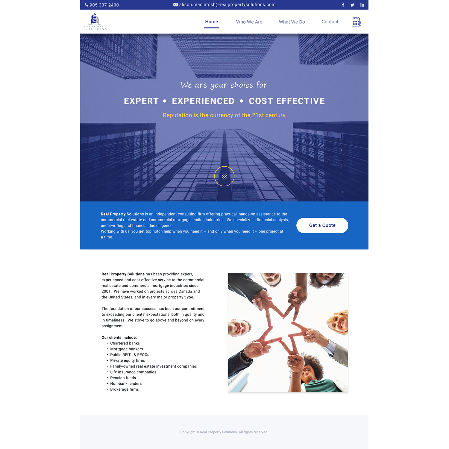Web Design by mdfhossain005 for Real Property Solutions | Design #20834608