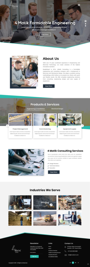 Web Design by pb for this project | Design: #20777908