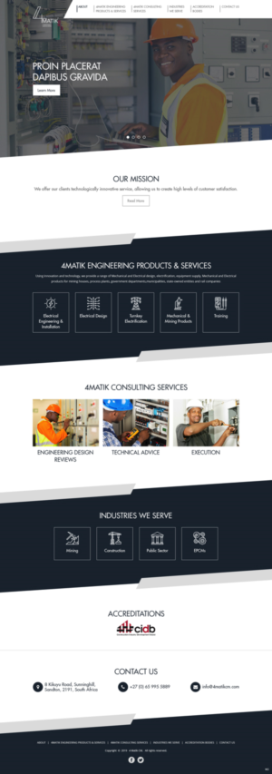 Web Design by pb for this project | Design: #20796555