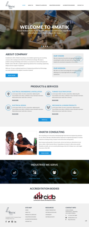 Web Design by pb for this project | Design: #20805507