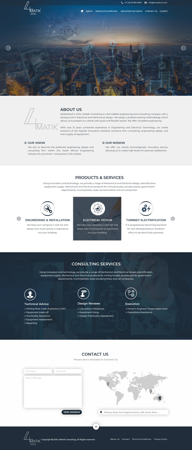 Web-Design von Infinitive Technology für dieses Projekt | Design #20776425