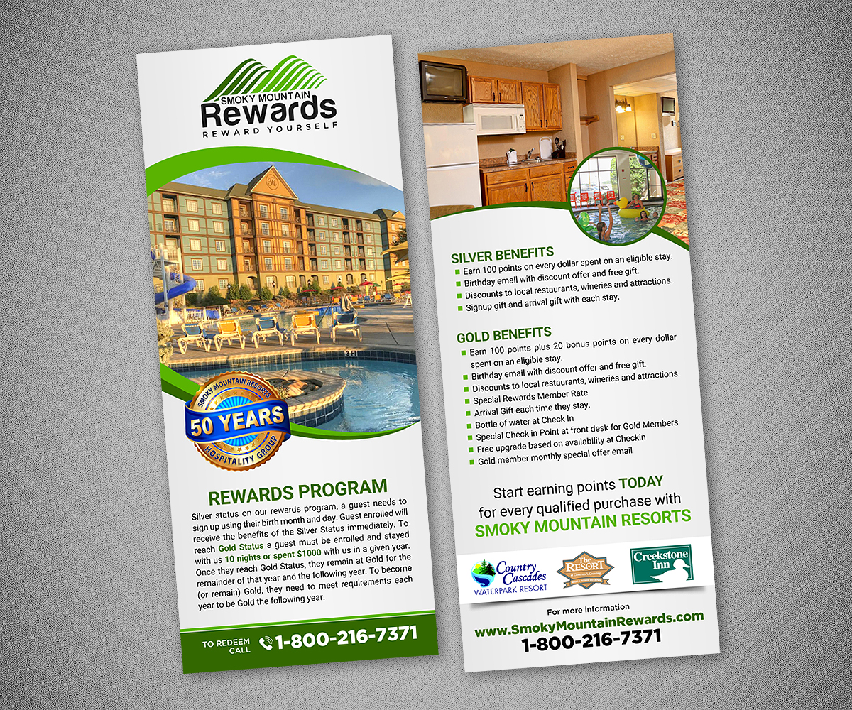Flyer Design by Designers Hub for Smoky Mountain Resorts | Design #20797002