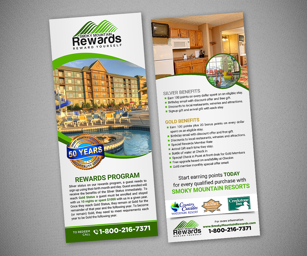 Flyer Design by Designers Hub for Smoky Mountain Resorts | Design #20797530