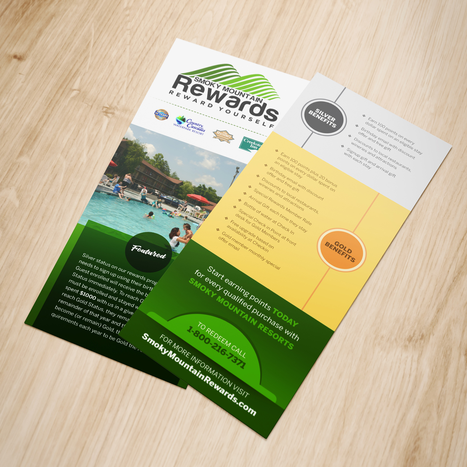 Flyer Design by advertflair for Smoky Mountain Resorts | Design #20796142