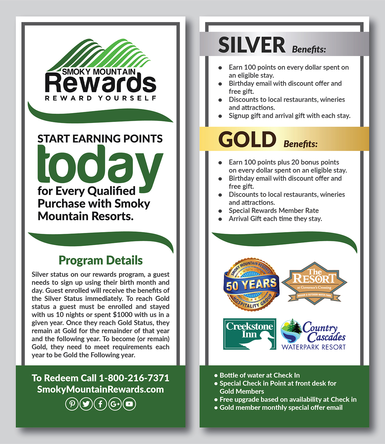 Flyer-Design von Deziners Zone für Smoky Mountain Resorts | Design #20775689