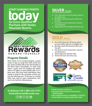 Flyer Design by Deziners Zone for Smoky Mountain Resorts | Design: #20775690