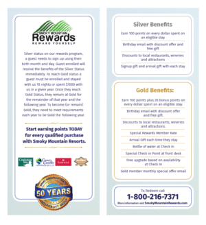 Flyer Design by eleven for Smoky Mountain Resorts | Design #20822025