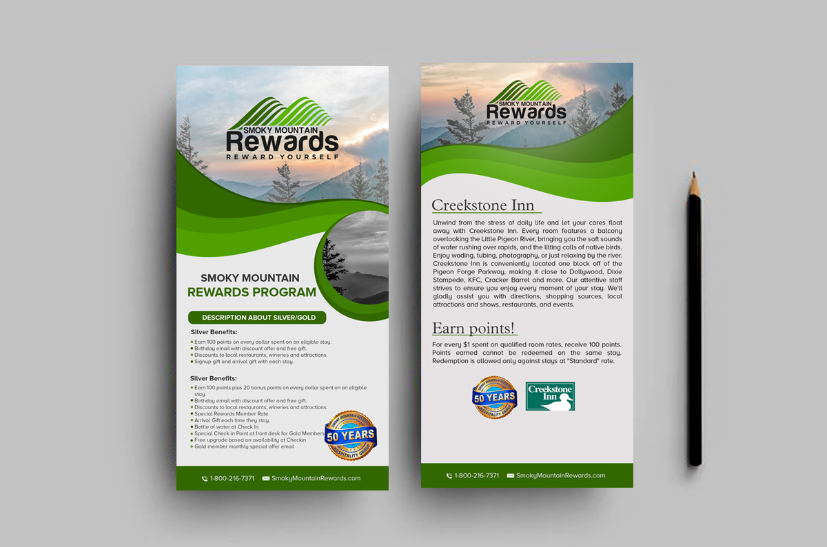 Flyer-Design von creative.bugs für Smoky Mountain Resorts | Design #20773870