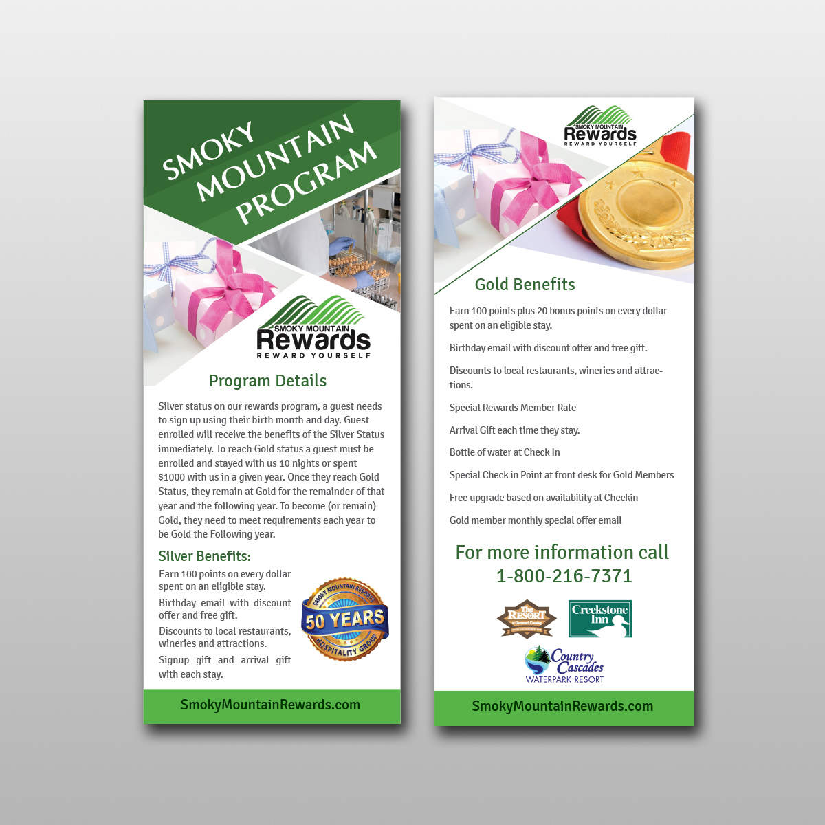 Flyer-Design von Creative Jiniya für Smoky Mountain Resorts | Design #20831709