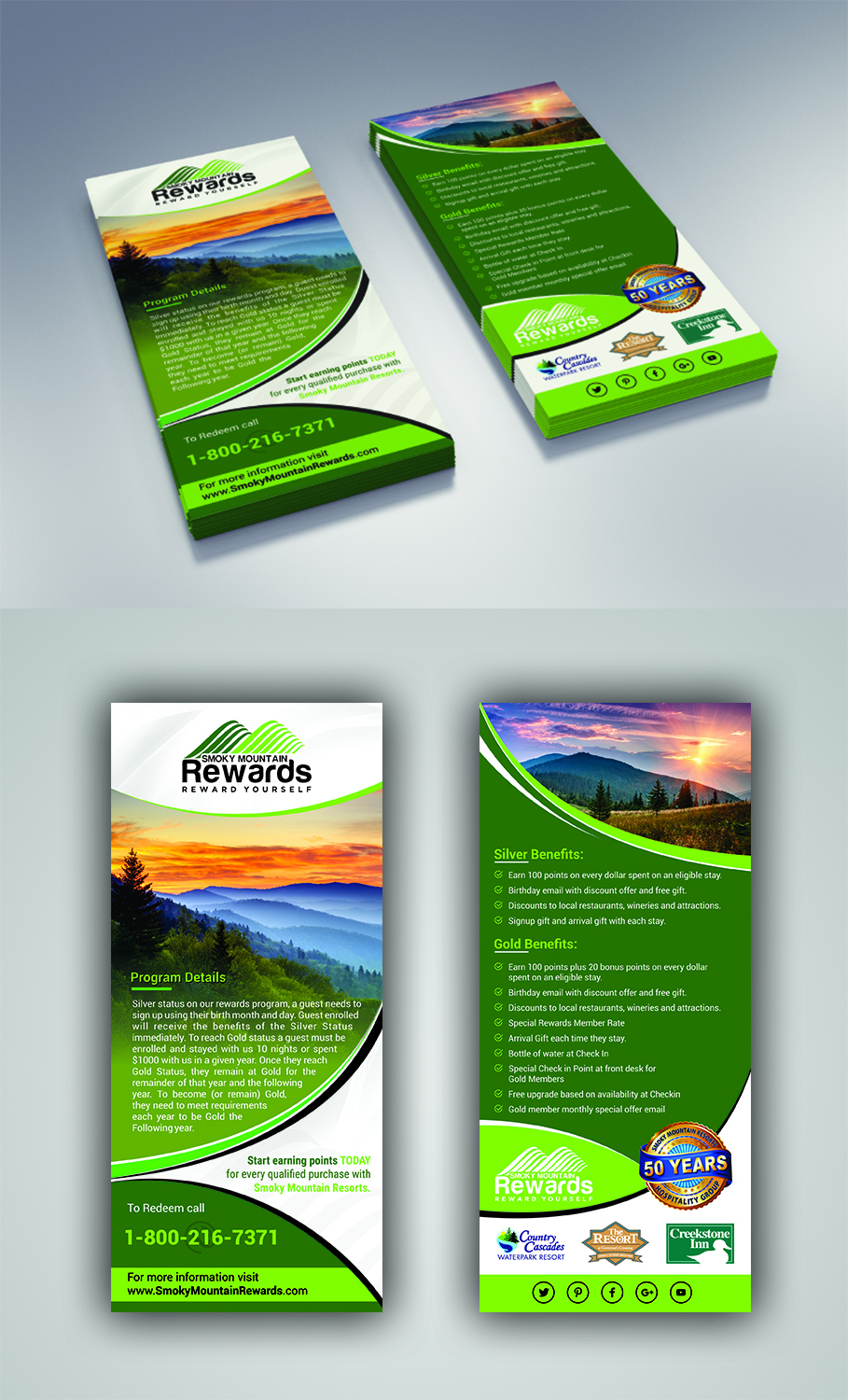 Flyer Design by ecorokerz for Smoky Mountain Resorts | Design #20774423