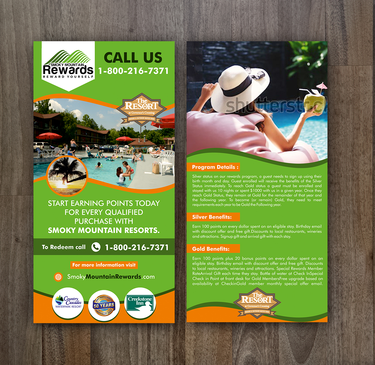 Flyer Design by ecorokerz for Smoky Mountain Resorts | Design #20827709