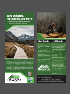 Flyer Design by Schöpfer for Smoky Mountain Resorts | Design: #20805382