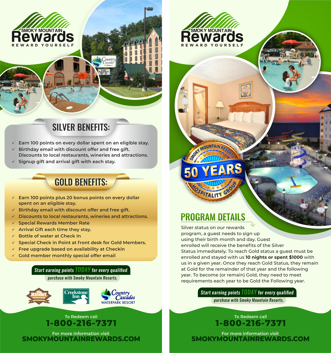 Flyer Design by Marketing Wings for Smoky Mountain Resorts | Design #20792272