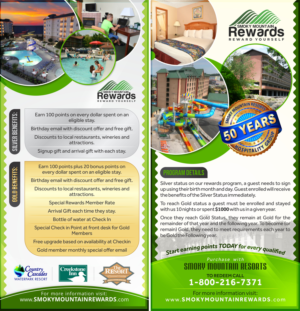 Flyer Design by Marketing Wings for Smoky Mountain Resorts | Design: #20792273