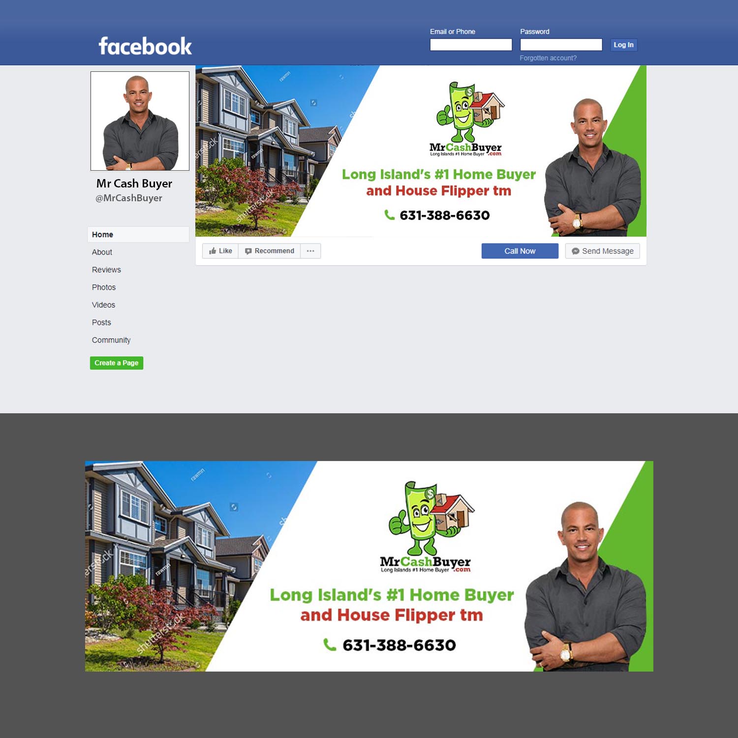Facebook Design by Schöpfer for this project | Design #20779400