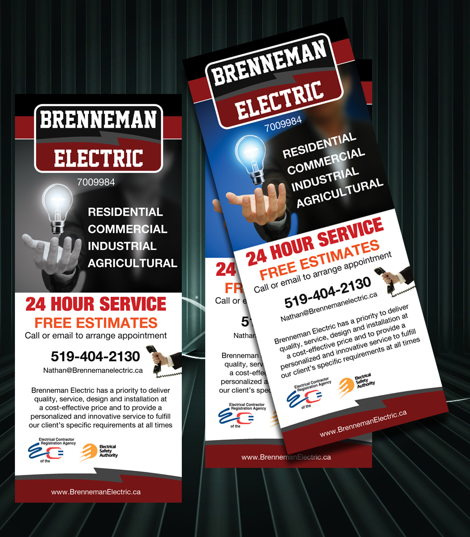 Flyer Design by uk for Brenneman Electric | Design #2926095