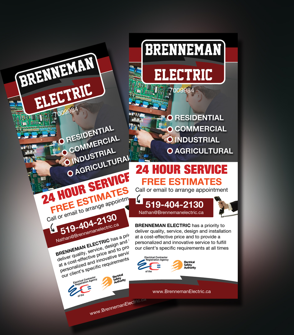 Design de Flyer par uk pour Brenneman Electric | Design #2926375