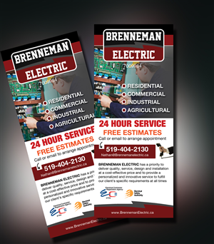 Design de Flyer par uk pour Brenneman Electric | Design : #2926375