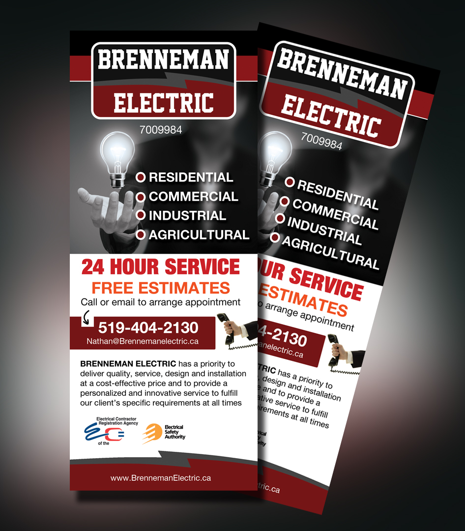 Flyer Design by uk for Brenneman Electric | Design #2926402
