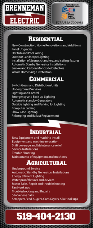 Design de Flyer par TedAtkinson pour Brenneman Electric | Design : #2928350
