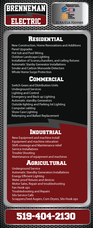 Diseño de Flyer por TedAtkinson para Brenneman Electric | Diseño #2928617